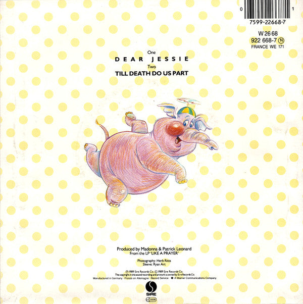 Madonna : Dear Jessie (7", Single, Lar)