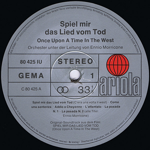 Orchester Ennio Morricone* : Spiel Mir Das Lied Vom Tod (LP, Album, RE)