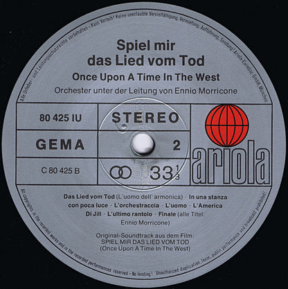 Orchester Ennio Morricone* : Spiel Mir Das Lied Vom Tod (LP, Album, RE)