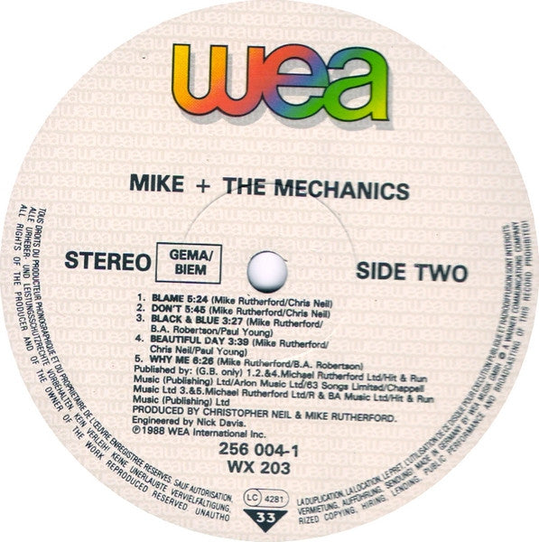 Mike & The Mechanics : Living Years (LP, Album)