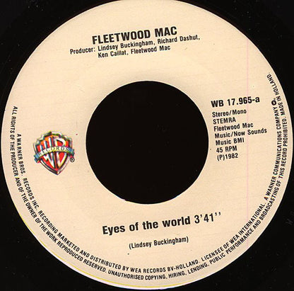 Fleetwood Mac : Hold Me (7", Single)