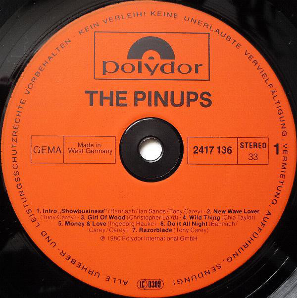 The Pinups : The Pinups (LP, Album)