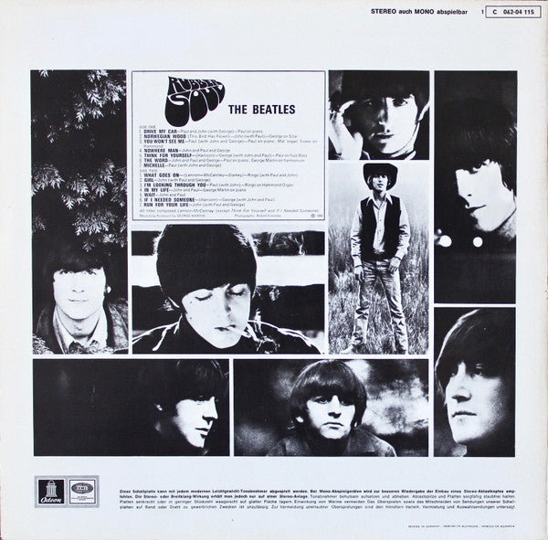 The Beatles : Rubber Soul (LP, Album, RE)