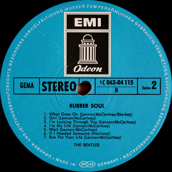 The Beatles : Rubber Soul (LP, Album, RE)