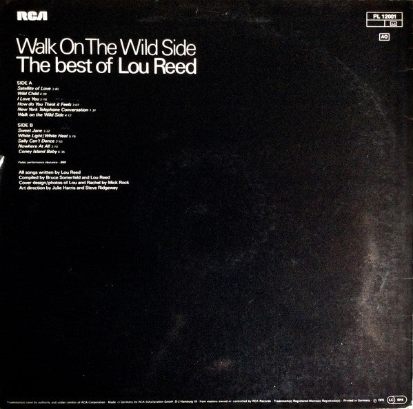 Lou Reed : Walk On The Wild Side - The Best Of Lou Reed (LP, Comp)