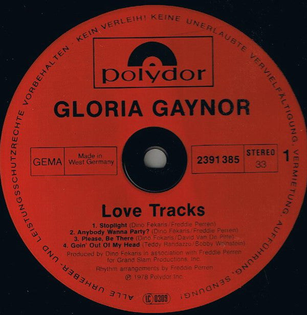 Gloria Gaynor : Love Tracks (LP, Album)
