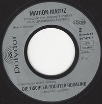 Marion Maerz : Wie Die Fischer An Der Förde (7", Single)