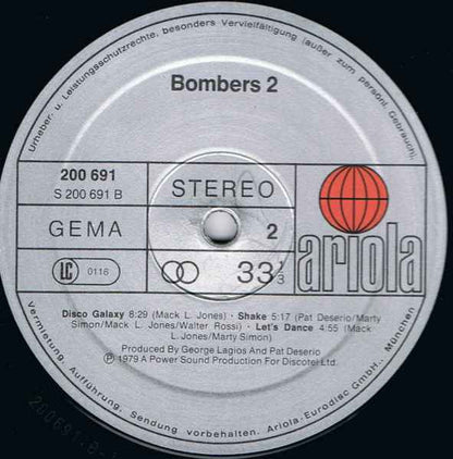 Bombers : Bombers 2 (LP, Album)