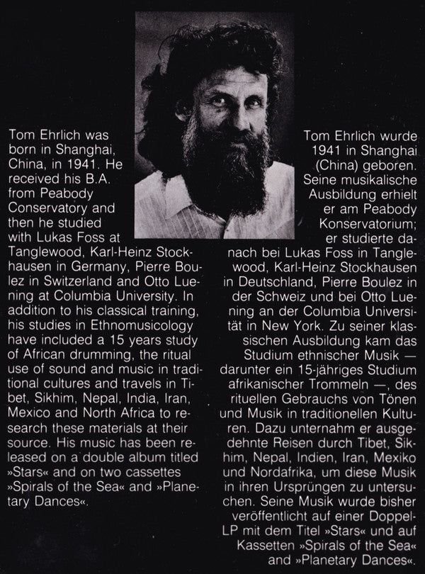 Tom Ehrlich : Sunstar (LP, Album)