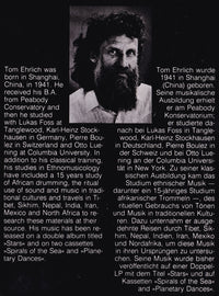 Tom Ehrlich : Sunstar (LP, Album)