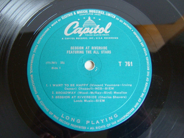 Various : Session At Riverside (LP, Album, Mono)
