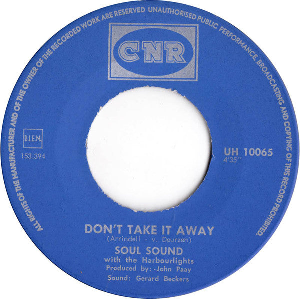 Soul Sound With The Harbourlights : Come Back / Don't take It Away (7", Single)