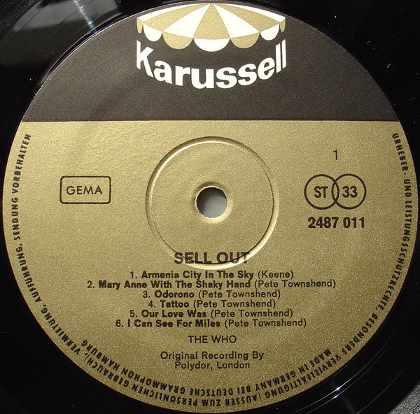 The Who : Sell Out (LP, Album, RE + LP, Album, RE + Comp)