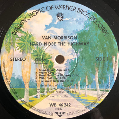 Van Morrison : Hard Nose The Highway (LP, Album, Gat)