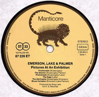Emerson, Lake & Palmer : Pictures At An Exhibition (LP, Album, RP, Gat)