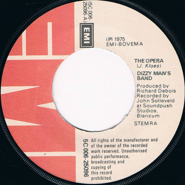 Dizzy Man's Band : The Opera (7", Single)