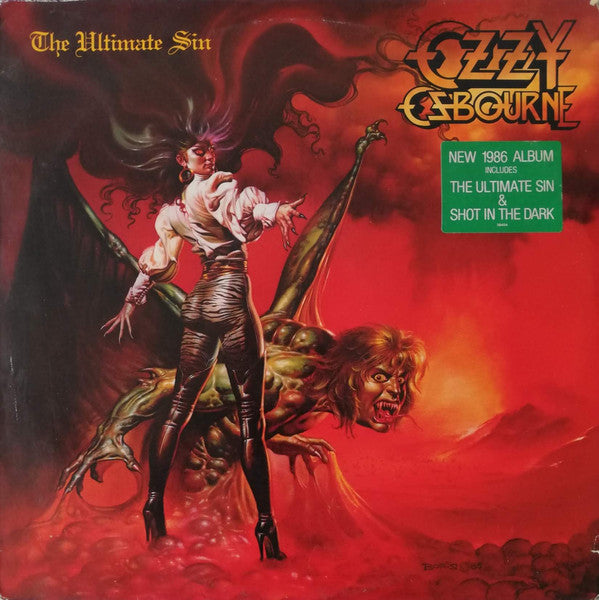Ozzy Osbourne : The Ultimate Sin (LP, Album)