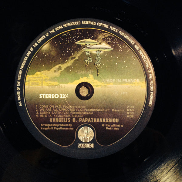 Vangelis O. Papathanassiou* : Earth (LP, Album, RE)