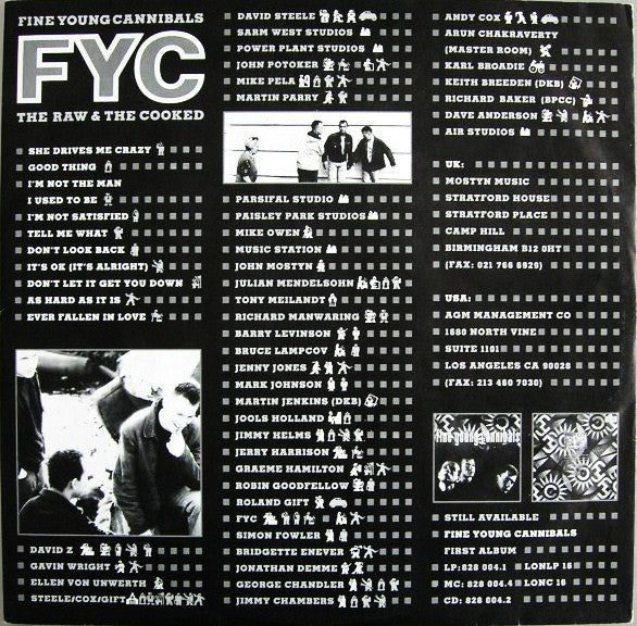 Fine Young Cannibals : The Raw & The Cooked (LP, Album)