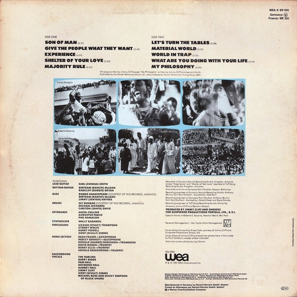 Jimmy Cliff : Give The People What They Want (LP, Album)