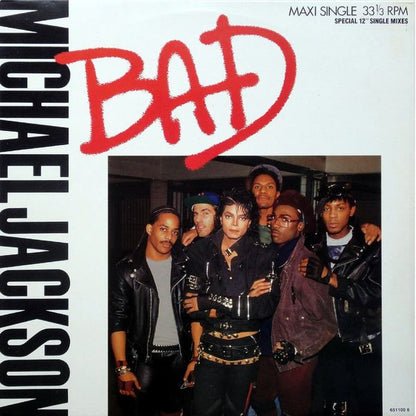 Michael Jackson : Bad (12", Maxi)
