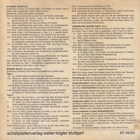 Cecil Sharp House Folk Dance Band : English Folk Dances (La Russe / Cumberland Square Eight / Spanish Waltz) (7", EP)