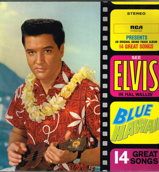 Elvis Presley : Blue Hawaii (LP, Album, RE)