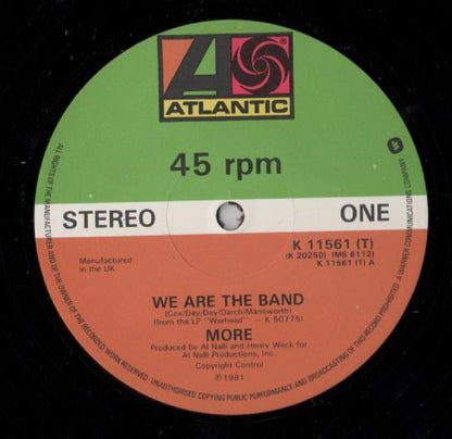 More (4) : We Are The Band / Atomic Rock (12", Single)