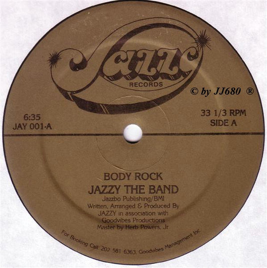 Jazzy The Band : Body Rock (12")