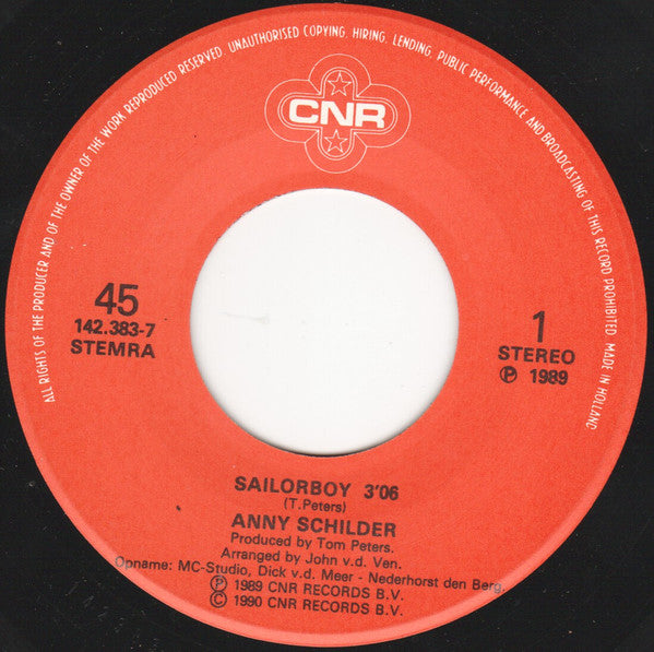Anny Schilder : Sailorboy (7", Single)