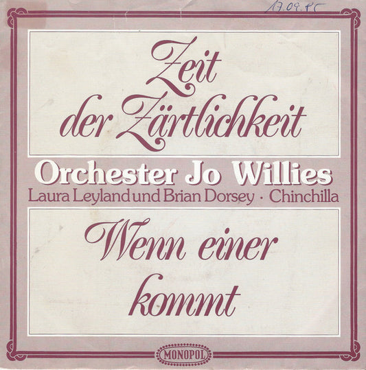 Orchester Jo Willies, Laura Leyland, Brian Dorsey (2), Chinchilla (10) : Zeit Der Zärtlichkeit (7", Single)