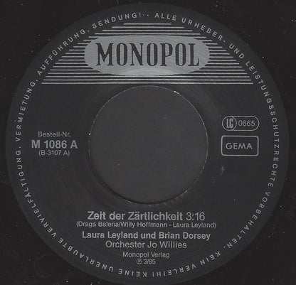 Orchester Jo Willies, Laura Leyland, Brian Dorsey (2), Chinchilla (10) : Zeit Der Zärtlichkeit (7", Single)