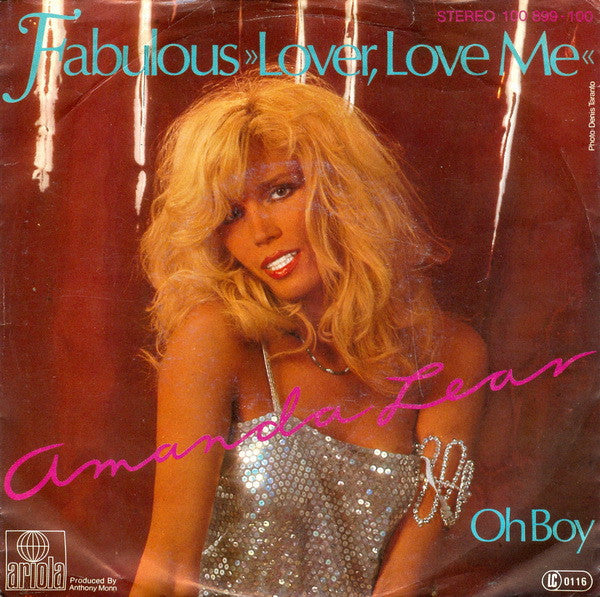 Amanda Lear : Fabulous »Lover, Love Me« (7", Single)