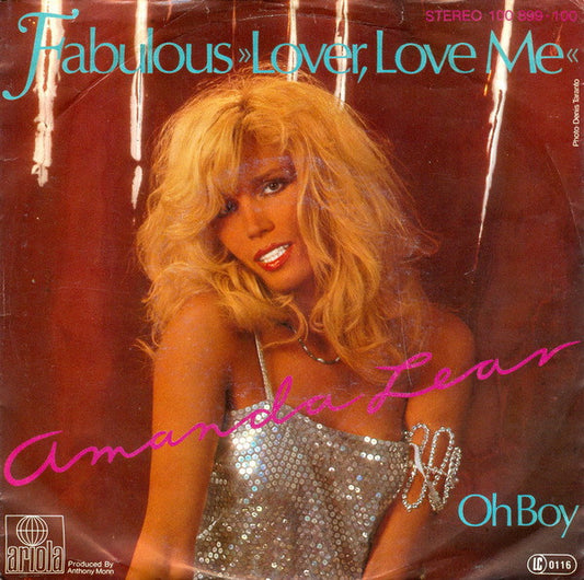 Amanda Lear : Fabulous »Lover, Love Me« (7", Single)