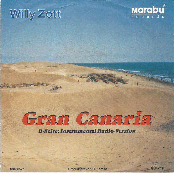 Willy Zott : Gran Canaria (7", Single)