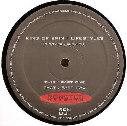 King Of Spin : Lifestyles (12")