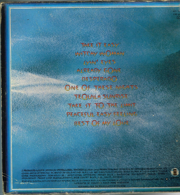 Eagles : Their Greatest Hits 1971-1975 (LP, Album, Comp, Emb)
