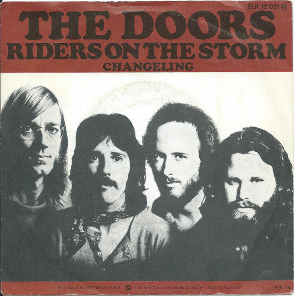 The Doors : Riders On The Storm (7", Single, RE)