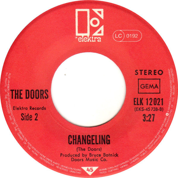 The Doors : Riders On The Storm (7", Single, RE)