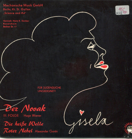 Gisela Jonas : Der Novak III. Folge / Die Heiße Welle / Roter Nebel (7", EP)