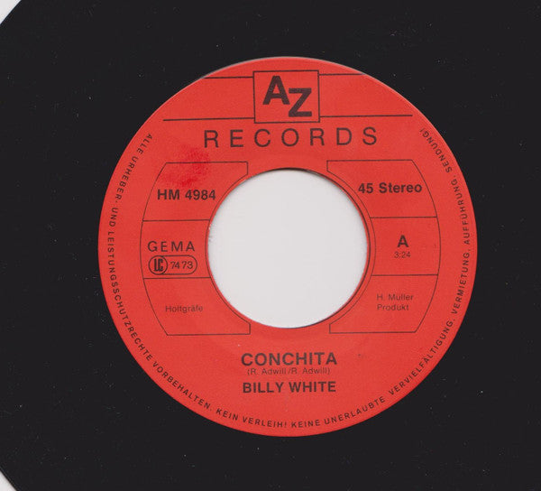 Billy White (11) : Conchita (7", Single)