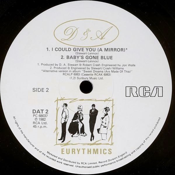 Eurythmics : Sweet Dreams (Are Made Of This) (12", Single)