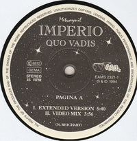 Imperio : Quo Vadis (12")