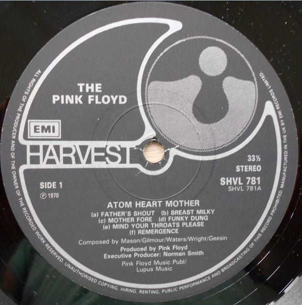 Pink Floyd : Atom Heart Mother (LP, Album, RE, Gat)