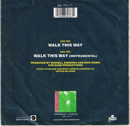 Run DMC* : Walk This Way (7", Single)