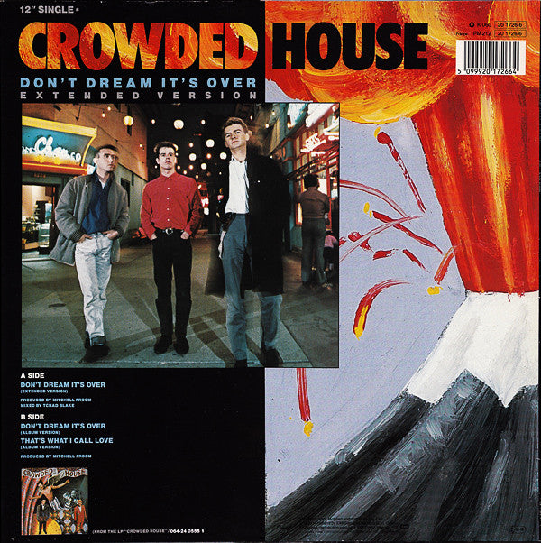 Crowded House : Don't Dream It's Over (Extended Version) (12", Single)