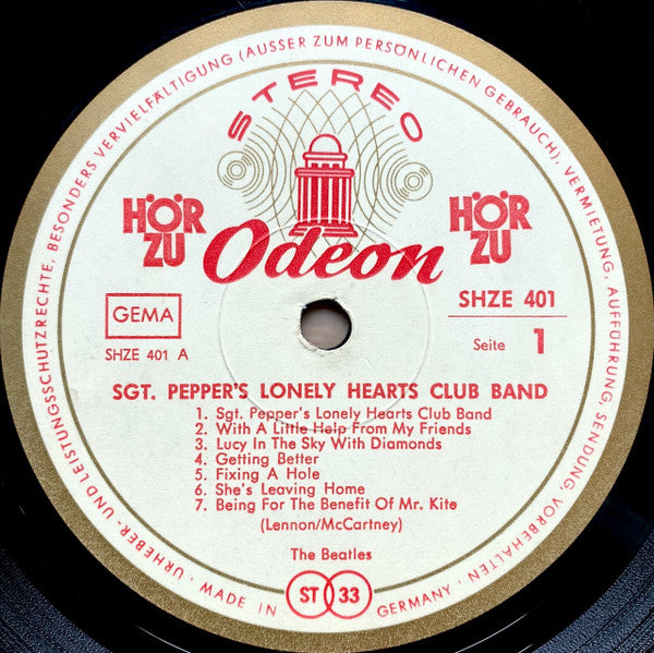 The Beatles : Sgt. Pepper's Lonely Hearts Club Band (LP, Album)