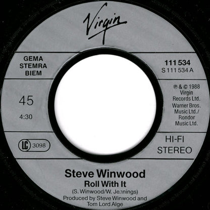 Steve Winwood : Roll With It (7", Single)