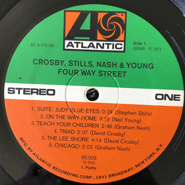 Crosby, Stills, Nash & Young : 4 Way Street (2xLP, Album)