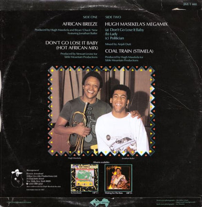 Hugh Masekela Featuring Jonathan Butler : African Breeze (12", EP)